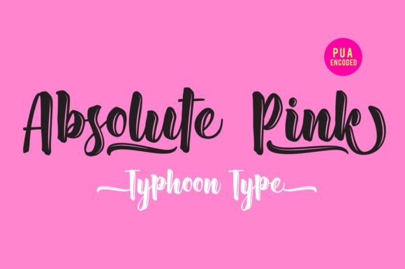 Absolute Pink Handwritten Font for Crafters & Sellers