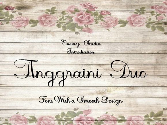 Anggraini: A Font for Mood and Purpose