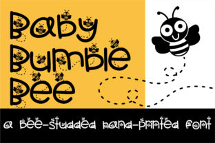 Baby Bumble Bee: A Playful Script Font for Branding Projects