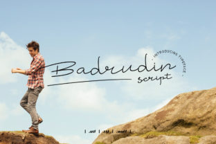 Badrudin: A Handwritten Font That Builds Brand Trust