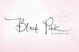 Black Pink Family: A Timeless Script Font for Editorial Design
