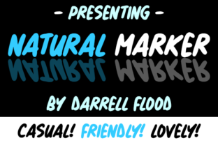 Boost Your Brand with the Natural Marker Font