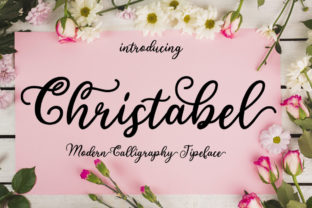 Christabel: A Script Font for Editorial Design