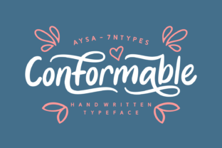 Conformable: A Script Font for Editorial Elegance