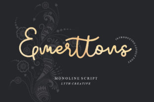 Emerttons: A Handwritten Font That Feels Like a Thoughtful Pause