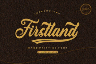 Firstland: A Handwritten Font for Digital Design