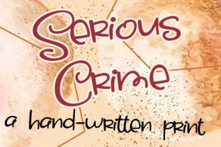 Font That Shapes Your Brand: Serious Crime