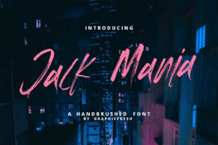Jack Mania: A Handwritten Font for Editorial Elegance