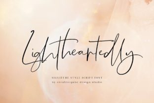 Lightheartedly: A Font for Crafting with Grace and Charm