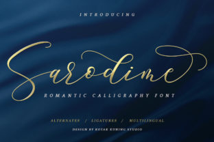 Sarodime: A Script Font That Elevates Web Design
