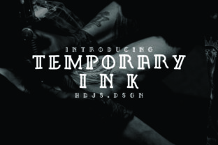 Temporary Ink: A Script Font for Crafters and Designers