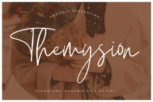 Themysion: A Script Font That Elevates Campaign Design